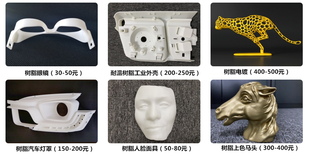 3D打印模型实例展示以及价格预估