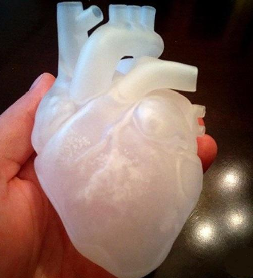 3D打印心脏内部结构